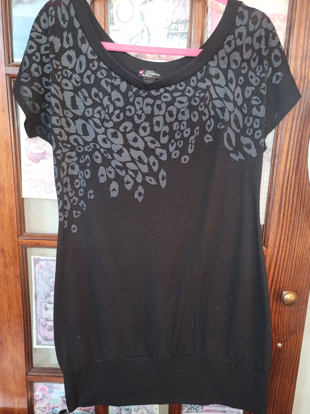 Delirious Womens Black Dress